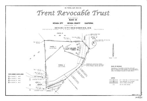 Click to see Parcel Map Book 22, pg. 27 of Nevada County Recorders Parcel Maps Book 22
