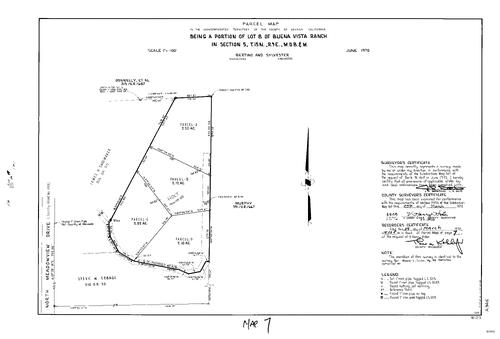 Click to see Parcel Map Book 3, pg. 7 (1972) of Nevada County Recorders Parcel Maps Book 3