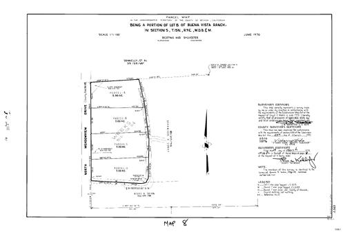 Click to see Parcel Map Book 3, pg. 8 (1972) of Nevada County Recorders Parcel Maps Book 3