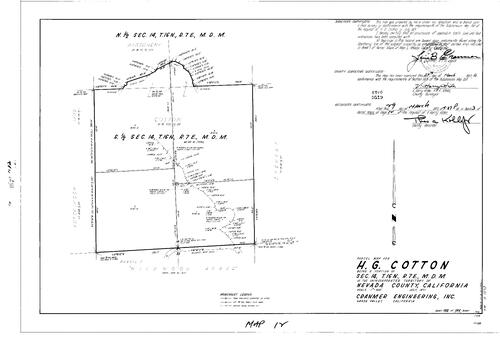 Click to see Parcel Map Book 3, pg. 12 (1972) of Nevada County Recorders Parcel Maps Book 3