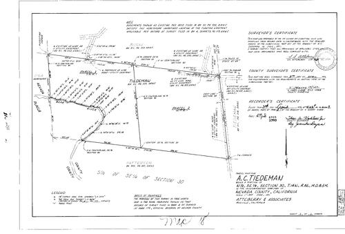 Click to see Parcel Map Book 3, pg. 18 (1972) of Nevada County Recorders Parcel Maps Book 3