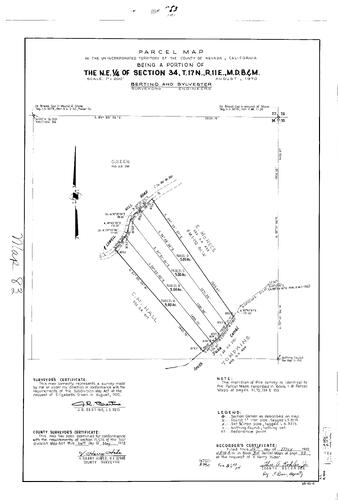 Click to see Parcel Map Book 3, pg. 83 (1972) of Nevada County Recorders Parcel Maps Book 3
