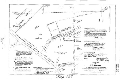Click to see Parcel Map Book 3, pg. 134 (1972) of Nevada County Recorders Parcel Maps Book 3