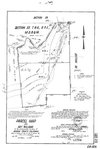 Click to see Parcel Map Book 3, pg. 147 (1972) of Nevada County Recorders Parcel Maps Book 3