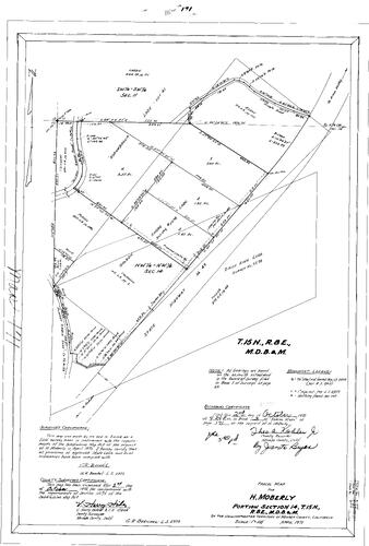 Click to see Parcel Map Book 3, pg. 171 (1972) of Nevada County Recorders Parcel Maps Book 3