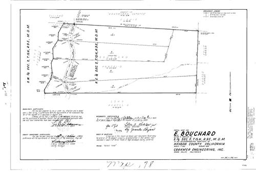 Click to see Parcel Map Book 3, pg. 178 (1972) of Nevada County Recorders Parcel Maps Book 3