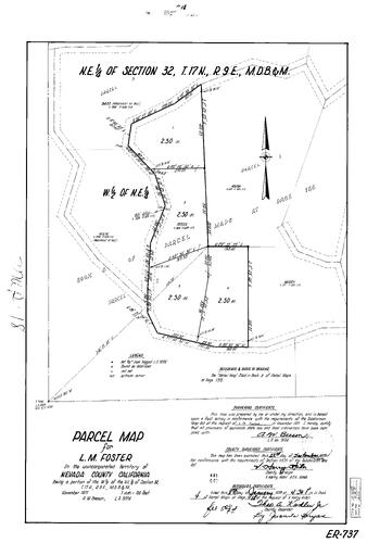 Click to see Parcel Map Book 4, pg.18 (1973) of Nevada County Recorders Parcel Maps Book 4