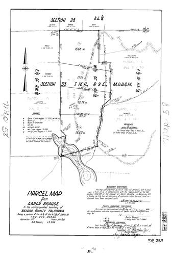 Click to see Parcel Map Book 4, pg. 58 (1973) of Nevada County Recorders Parcel Maps Book 4
