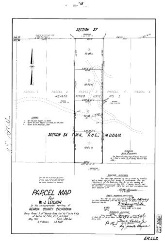 Click to see Parcel Map Book 4, pg. 68 (1973) of Nevada County Recorders Parcel Maps Book 4