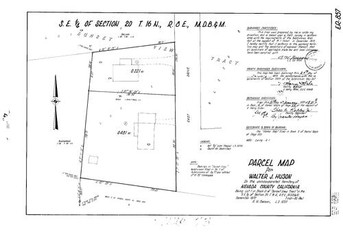 Click to see Parcel Map Book 4, pg. 73 (1973) of Nevada County Recorders Parcel Maps Book 4