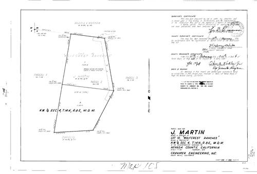 Click to see Parcel Maps Book 4, pg. 108 (1973) of Nevada County Recorders Parcel Maps Book 4