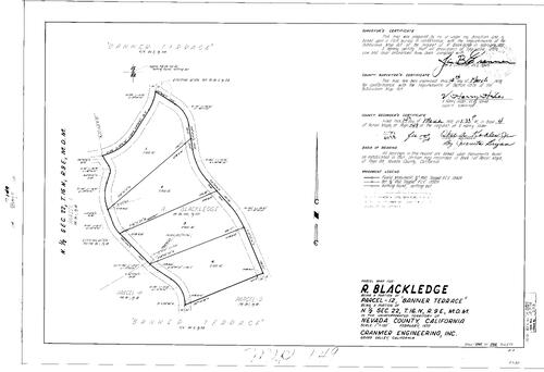 Click to see Parcel Maps Book 4, pg. 149 (1973) of Nevada County Recorders Parcel Maps Book 4