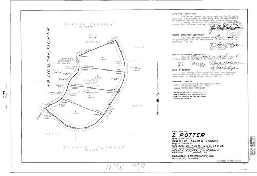 Click to see Parcel Map Book 4, pg. 173 (1973) of Nevada County Recorders Parcel Maps Book 4