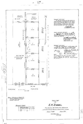 Click to see Parcel Map Book 4, pg. 177 (1973) of Nevada County Recorders Parcel Maps Book 4