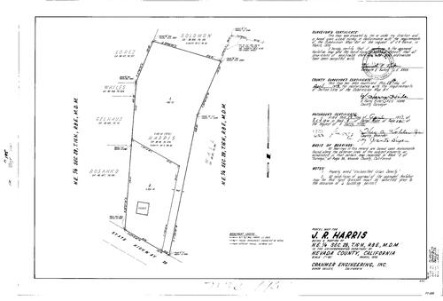 Click to see Parcel Map Book 4, pg. 195(1973) of Nevada County Recorders Parcel Maps Book 4