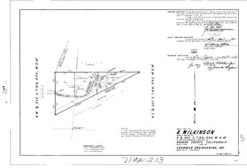 Click to see Parcel Maps Book 4, pg. 213 (1973) of Nevada County Recorders Parcel Maps Book 4