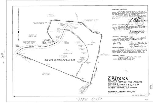 Click to see Parcel Maps Book 4, pg. 247 (1973) of Nevada County Recorders Parcel Maps Book 4