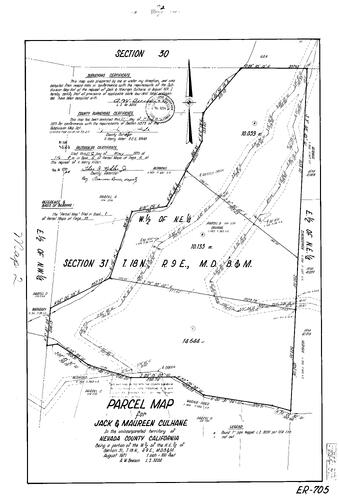 Click to see Parcel Map Book 5, pg. 2 (1973) of Nevada County Recorders Parcel Maps Book 5