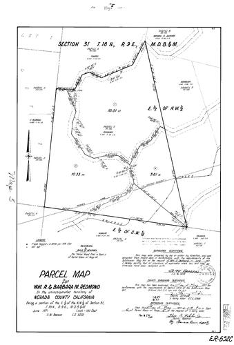 Click to see Parcel Map Book 5, pg. 5 (1973) of Nevada County Recorders Parcel Maps Book 5