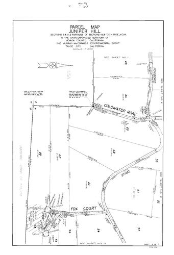 Click to see Parcel Map Book 5, pg. 6 (1973) of Nevada County Recorders Parcel Maps Book 5