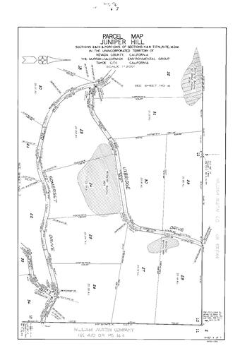 Click to see Parcel Map Book 5, pg. 6 (1973) of Nevada County Recorders Parcel Maps Book 5