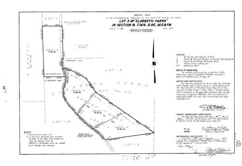 Click to see Parcel Map Book 5, pg. 69 (1973) of Nevada County Recorders Parcel Maps Book 5