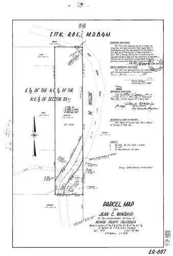 Click to see Parcel Map Book 5, pg. 72 (1973) of Nevada County Recorders Parcel Maps Book 5