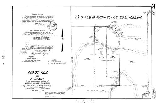 Click to see Parcel Map Book 5, pg. 090 (1973) of Nevada County Recorders Parcel Maps Book 5