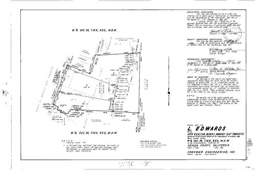 Click to see Parcel Map Book 5, pg. 095 (1973) of Nevada County Recorders Parcel Maps Book 5