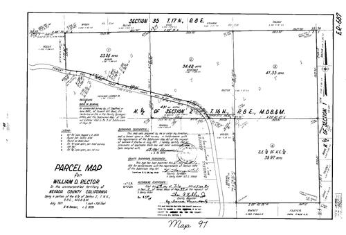 Click to see Parcel Map Book 5, pg. 097 (1973) of Nevada County Recorders Parcel Maps Book 5