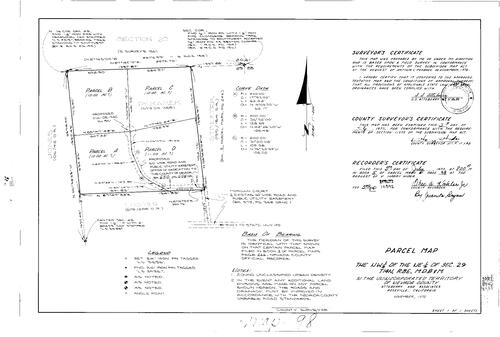 Click to see Parcel Map Book 5, pg. 098 (1973) of Nevada County Recorders Parcel Maps Book 5
