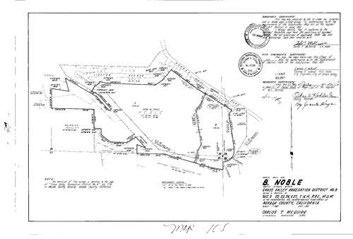 Click to see Parcel Map Book 5, pg. 108 (1973) of Nevada County Recorders Parcel Maps Book 5