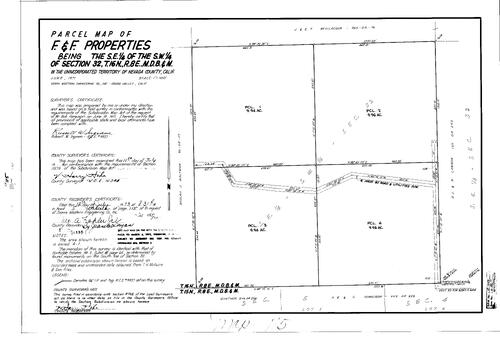 Click to see Parcel Map Book 5, pg. 115 (1973) of Nevada County Recorders Parcel Maps Book 5