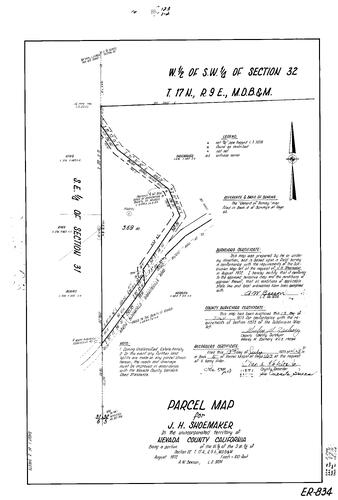 Click to see Parcel Map Book 5, pg. 123 (1973) of Nevada County Recorders Parcel Maps Book 5