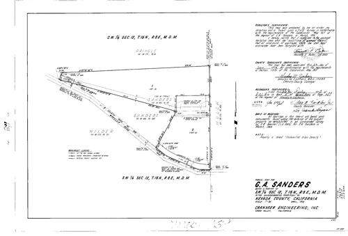 Click to see Parcel Map Book 5, pg. 139 (1973) of Nevada County Recorders Parcel Maps Book 5