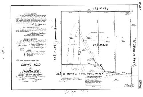 Click to see Parcel Map Book 5, pg. 140 (1973) of Nevada County Recorders Parcel Maps Book 5