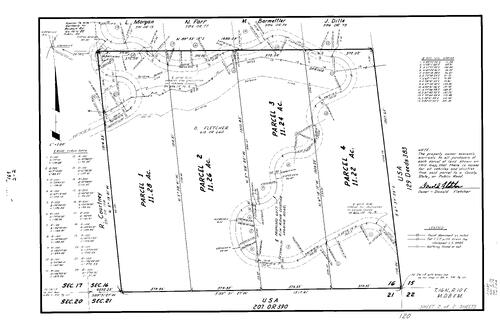 Click to see Parcel Map Book 5, pg. 169 (1973) of Nevada County Recorders Parcel Maps Book 5