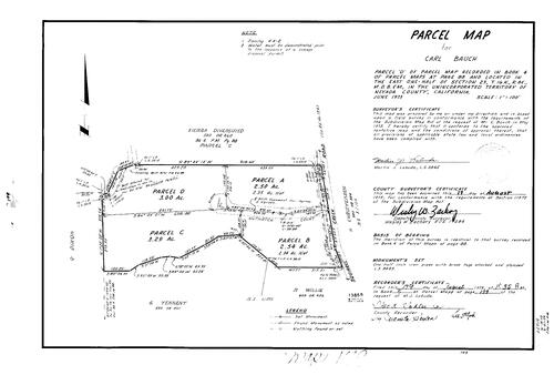 Click to see Parcel Map Book 5, pg. 179 (1973) of Nevada County Recorders Parcel Maps Book 5