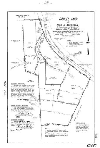 Click to see Parcel Map Book 5, pg. 192 (1973) of Nevada County Recorders Parcel Maps Book 5