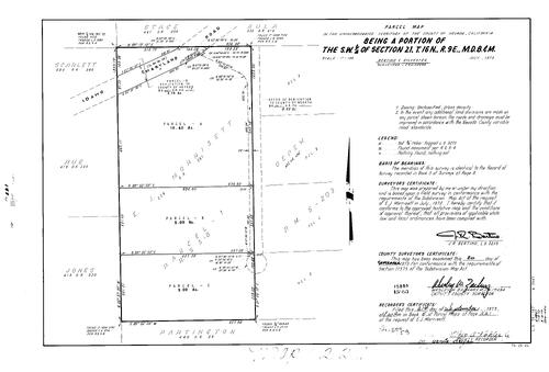 Click to see Parcel Map Book 5, pg. 221 (1973) of Nevada County Recorders Parcel Maps Book 5