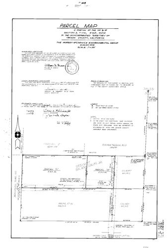 Click to see Parcel Map Book 5, pg. 229 (1973) of Nevada County Recorders Parcel Maps Book 5