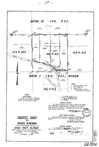 Click to see Parcel Map Book 5, pg. 231 (1973) of Nevada County Recorders Parcel Maps Book 5
