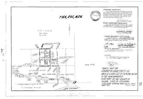 Click to see Parcel Map Book 5, pg. 240 (1973) of Nevada County Recorders Parcel Maps Book 5