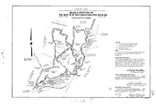 Click to see Parcel Map Book 7, pg. 7 (1974) of Nevada County Recorders Parcel Maps Book 7