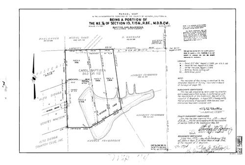 Click to see Parcel Map Book 7, pg. 74 (1974) of Nevada County Recorders Parcel Maps Book 7