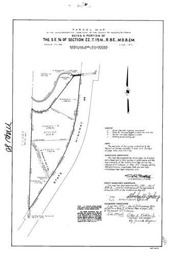 Click to see Parcel Map Book 7, pg. 80 (1974) of Nevada County Recorders Parcel Maps Book 7