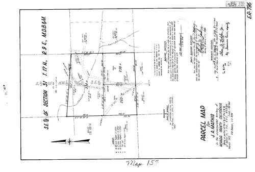 Click to see Parcel Map Book 7, pg. 157 (1974) of Nevada County Recorders Parcel Maps Book 7