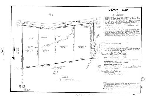 Click to see Parcel Maps Book 7, pg. 205 (1974) of Nevada County Recorders Parcel Maps Book 7