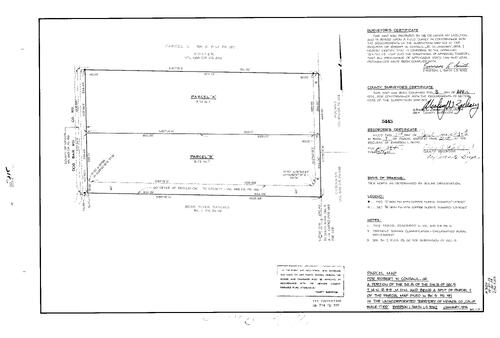 Click to see Parcel Maps Book 7, pg. 215 (1974) of Nevada County Recorders Parcel Maps Book 7
