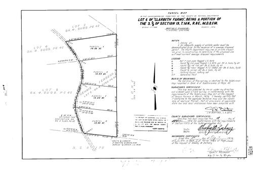 Click to see Parcel Maps Book 7, pg. 217 (1974) of Nevada County Recorders Parcel Maps Book 7